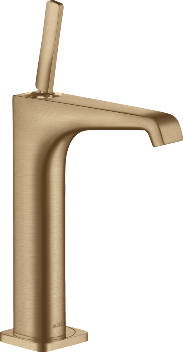 Single lever basin mixer 190 with pin handle for wash bowls with waste set