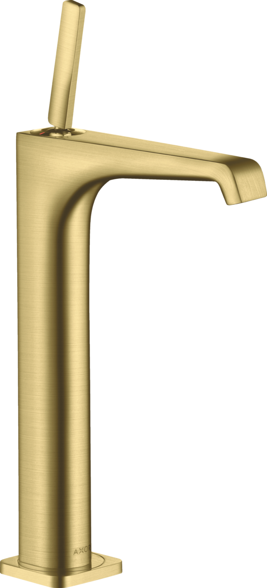 Single lever basin mixer 250 with pin handle for wash bowls with waste set