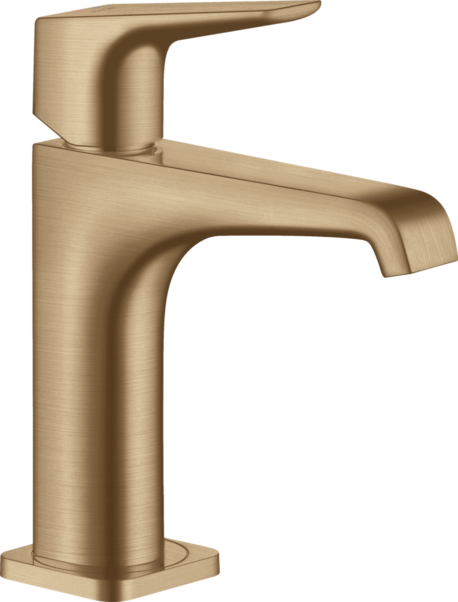 Single lever basin mixer 130 with lever handle and waste set