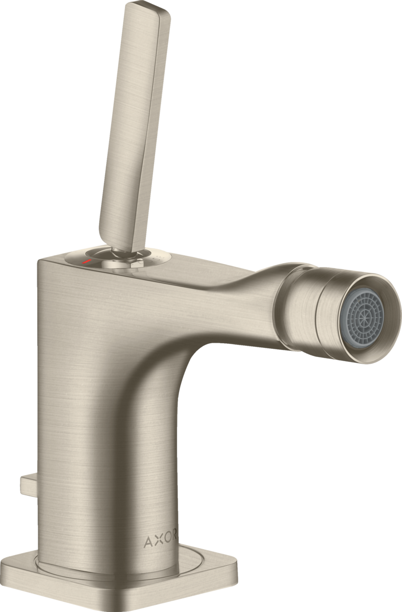 Einhebel-Bidetmischer mit Pingriff und Zugstangen-Ablaufgarnitur