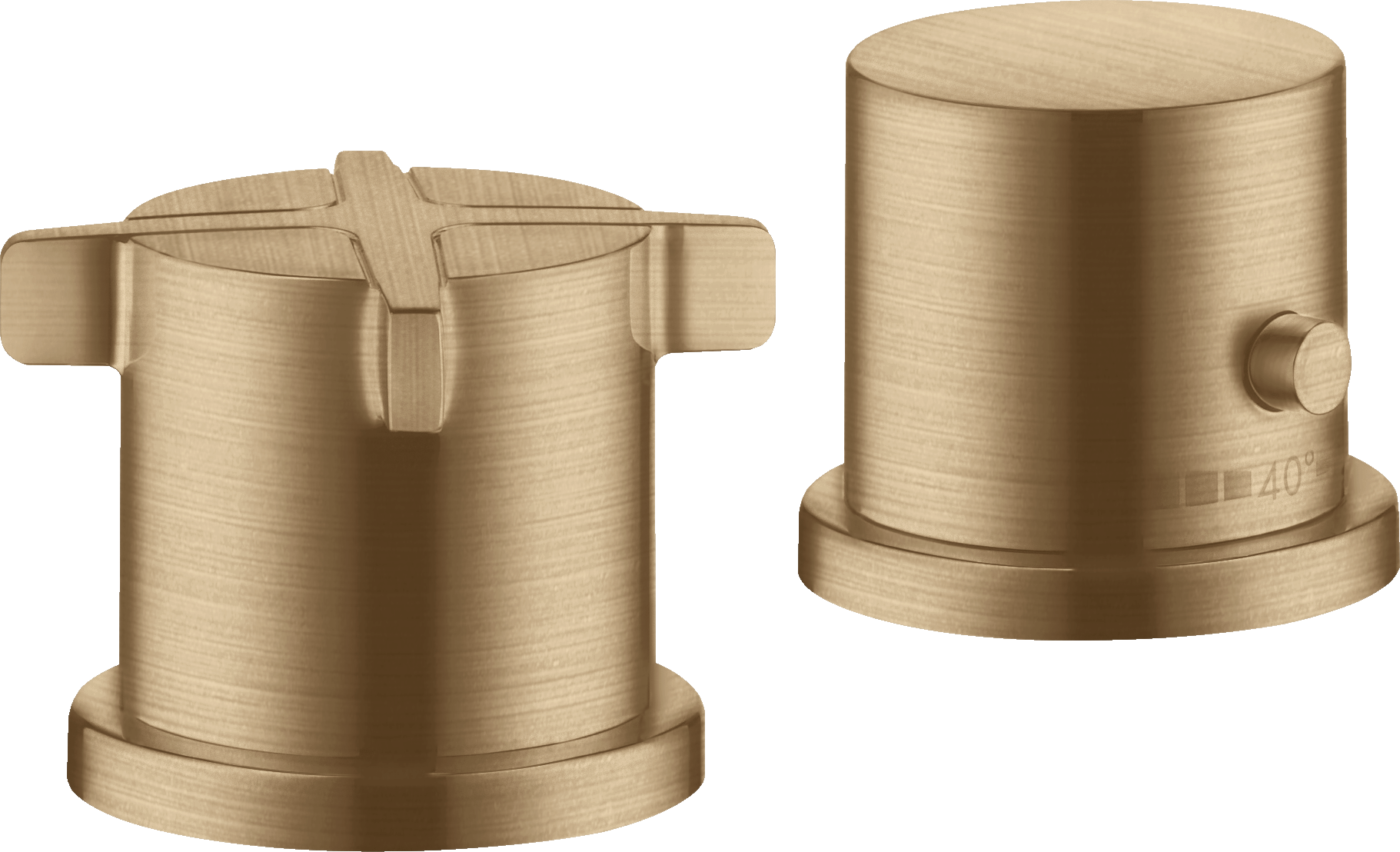 2-gats badrandthermostaat afbouwdeel