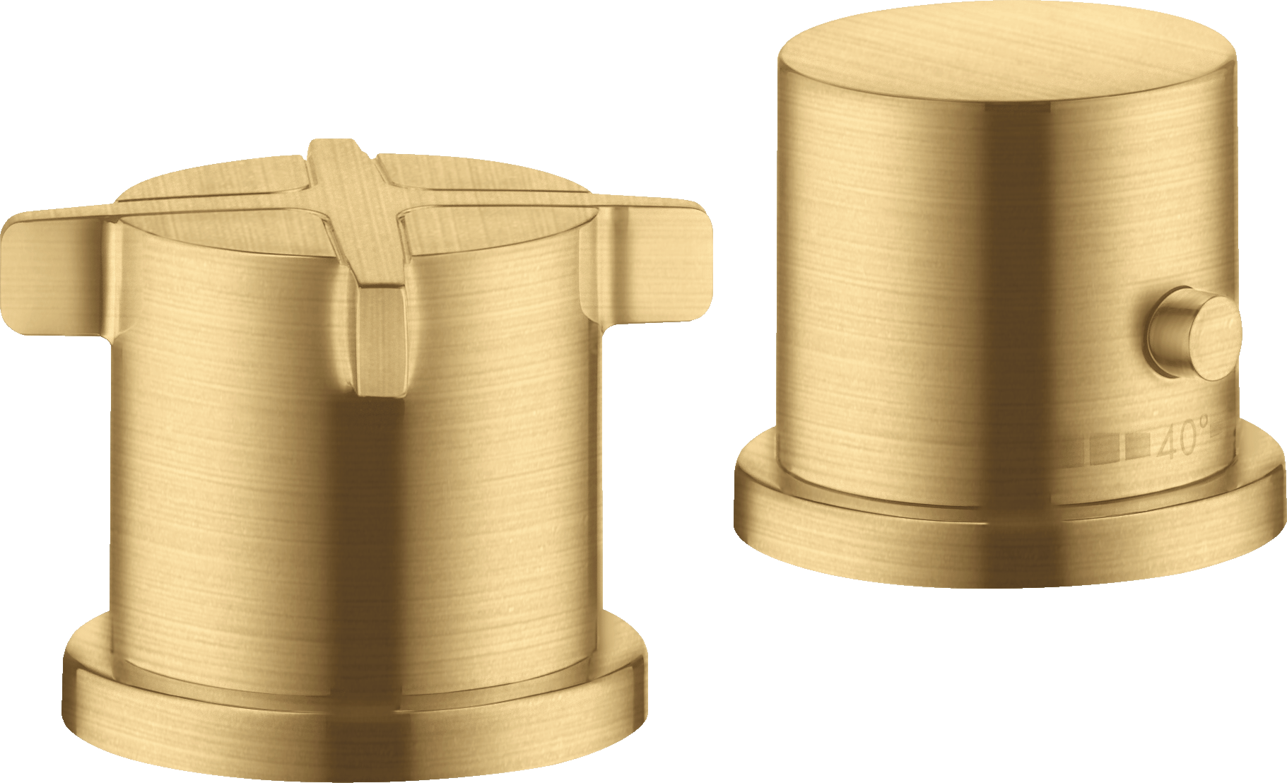 2-Loch Wannenrandarmatur mit Thermostat