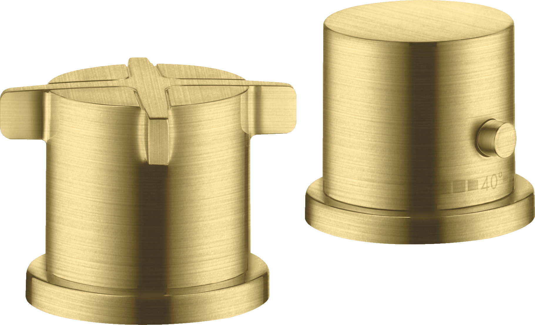 2-Loch Wannenrandarmatur mit Thermostat