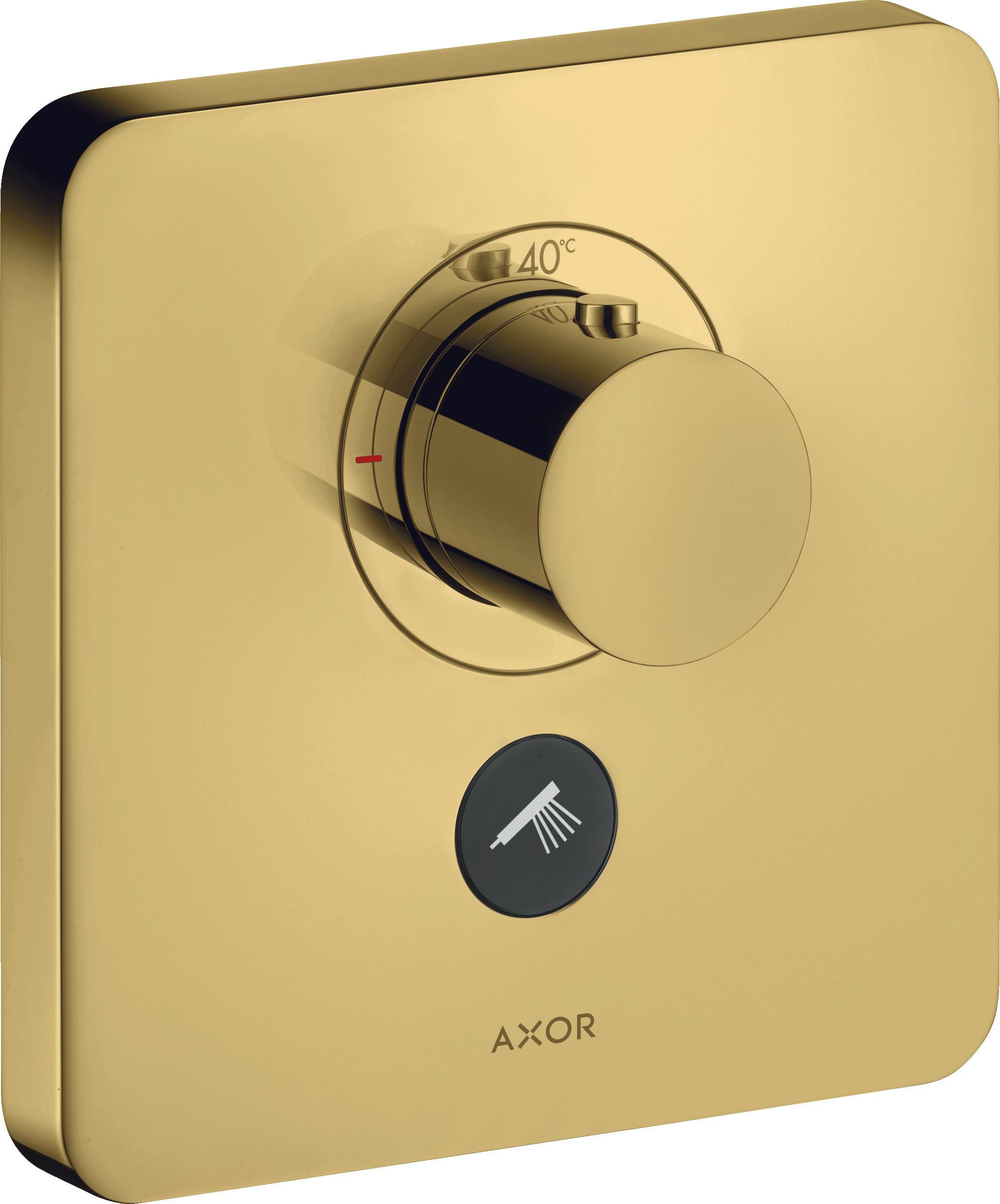 Thermostat HighFlow for concealed installation softsquare for 1 function and additional outlet