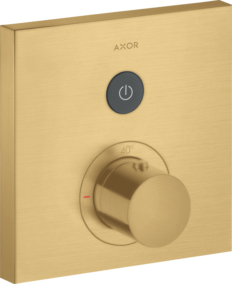Thermostat for concealed installation square for 1 function