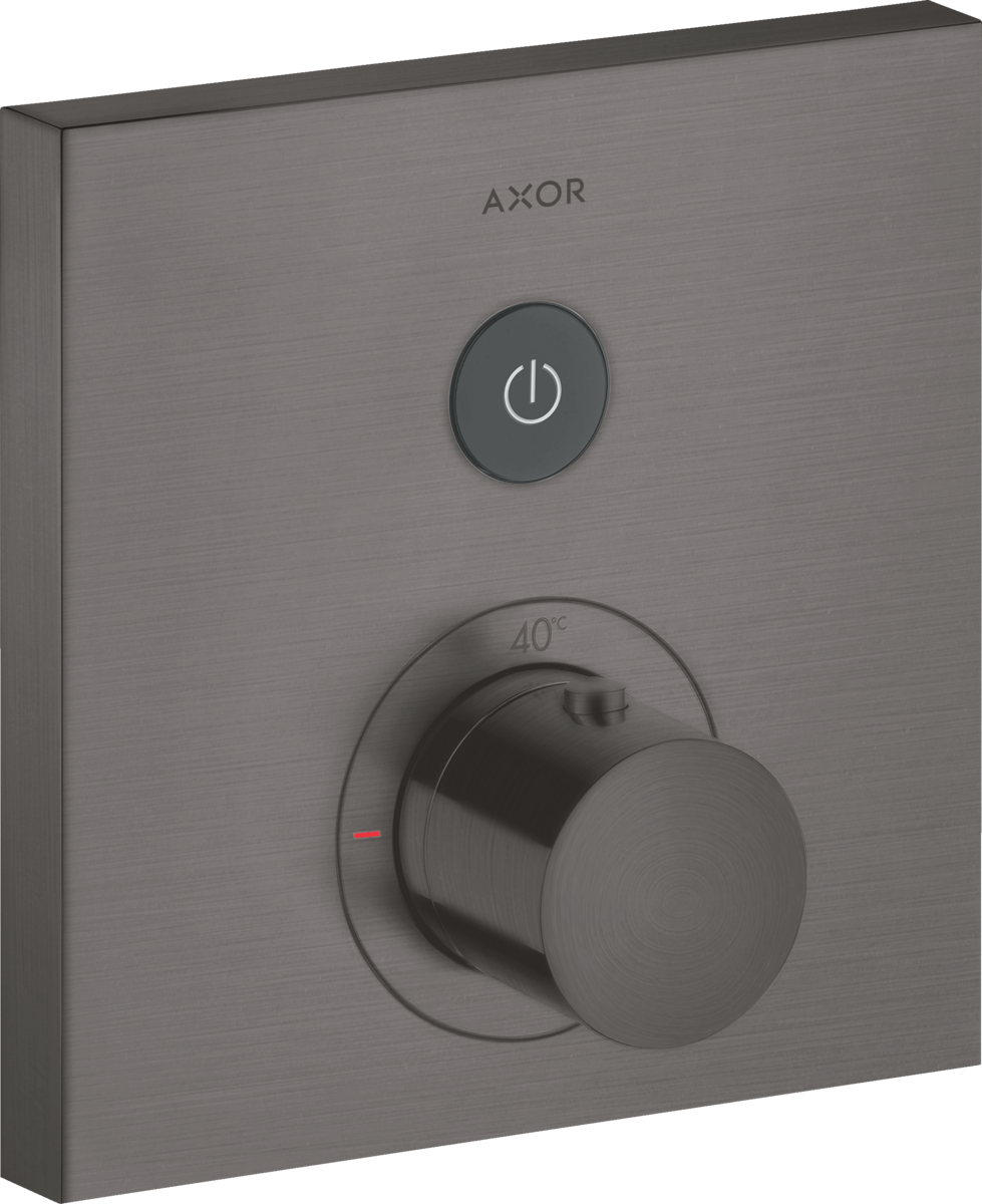 Thermostat for concealed installation square for 1 function