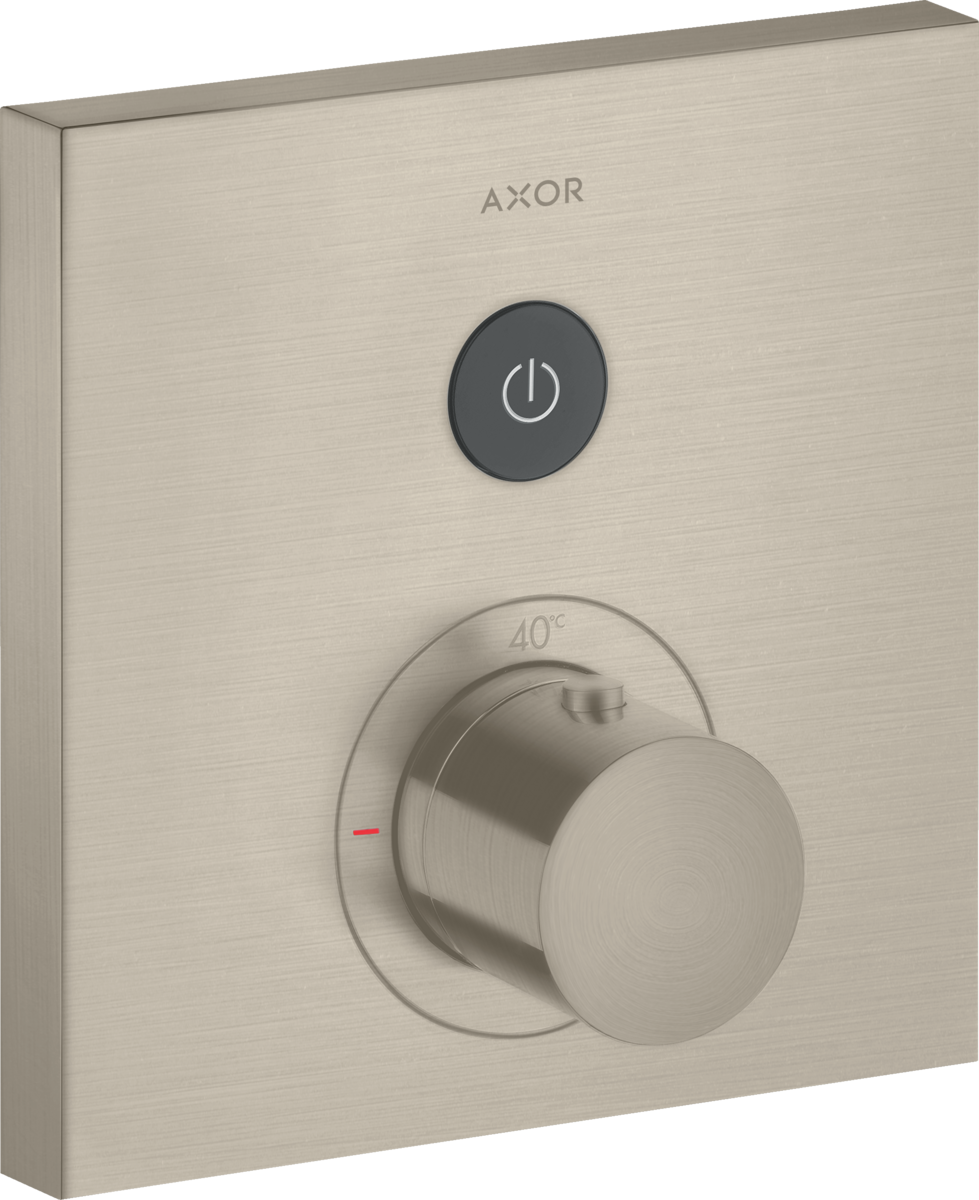 Thermostat for concealed installation square for 1 function
