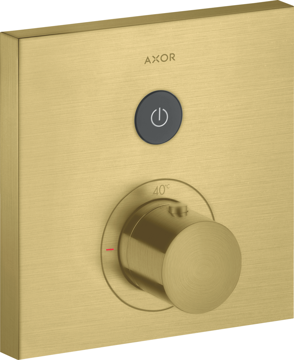 Thermostat for concealed installation square for 1 function