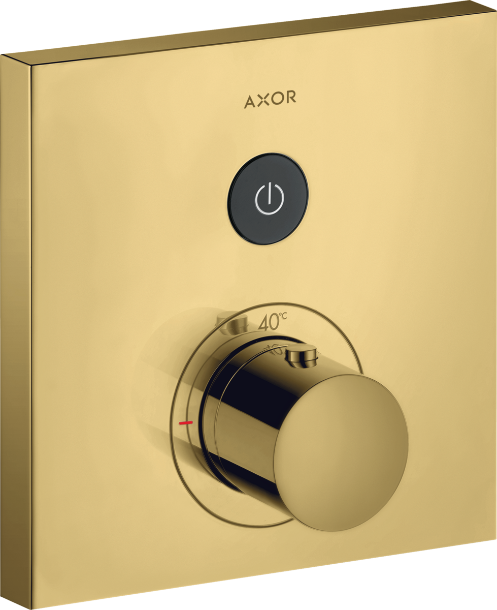 Thermostat for concealed installation square for 1 function