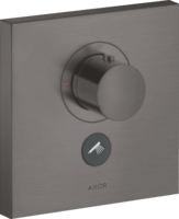 Thermostat HighFlow for concealed installation square for 1 function and additional outlet