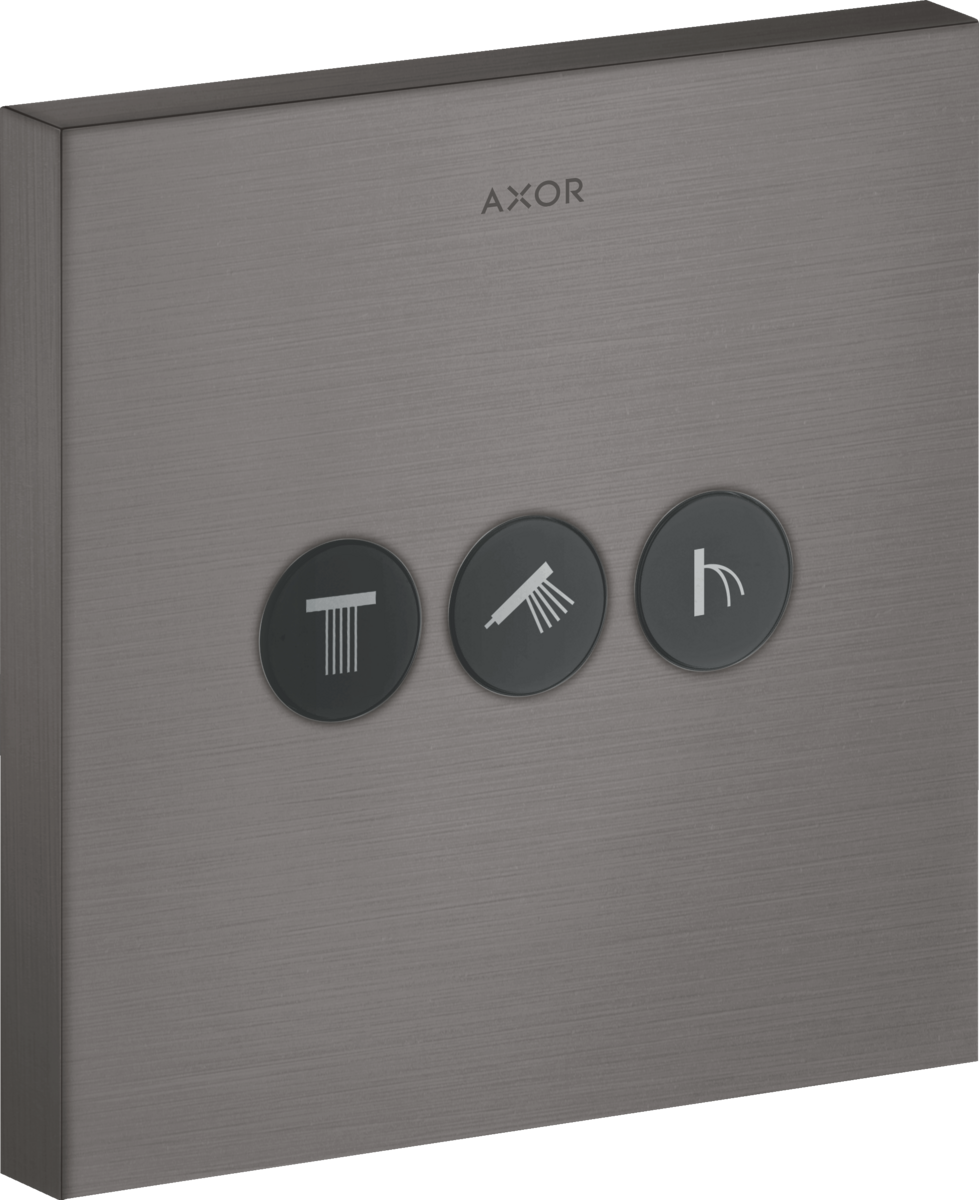 Set de finition ShowerSelect Square pour robinet d'arrêt 3 sorties carré