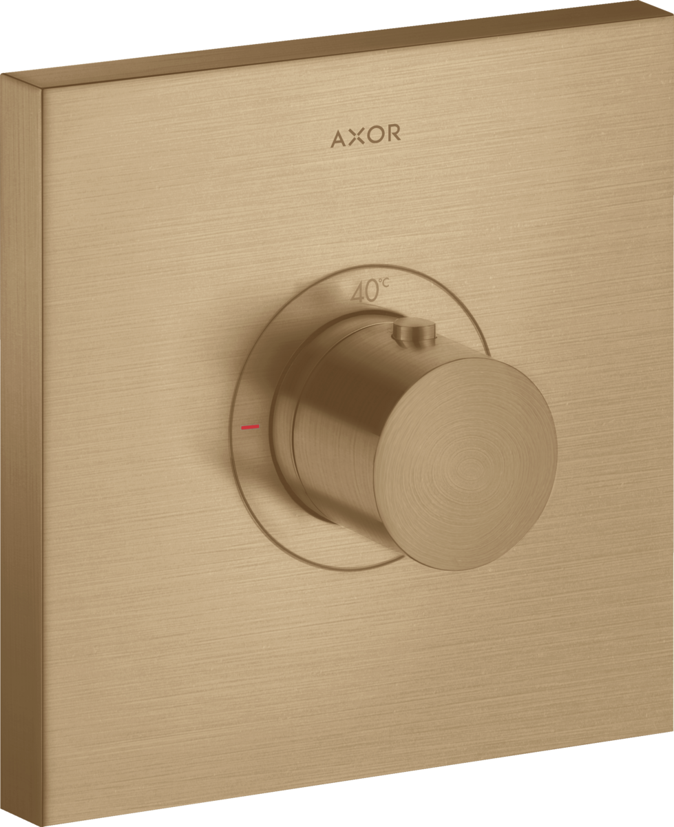 Thermostatic mixer HighFlow square for concealed installation