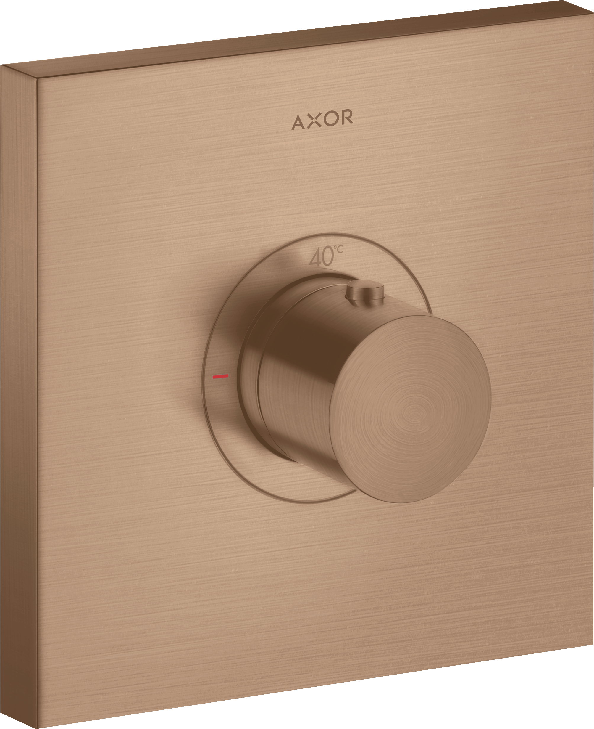 Thermostatique ShowerSelect carré encastré haut débit