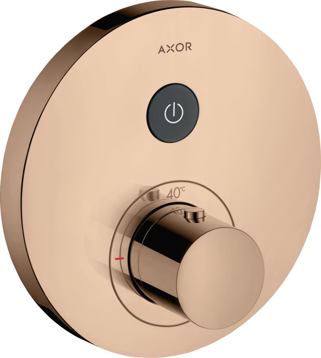 Thermostaat Ø 170 mm voor 1 systeem - afwerkset round