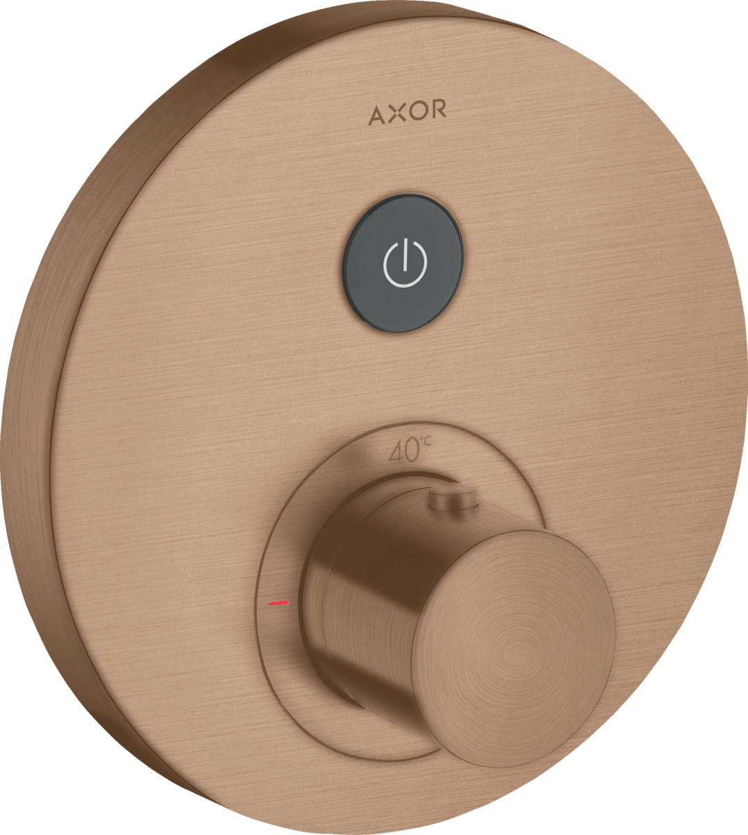 Thermostaat Ø 170 mm voor 1 systeem - afwerkset round