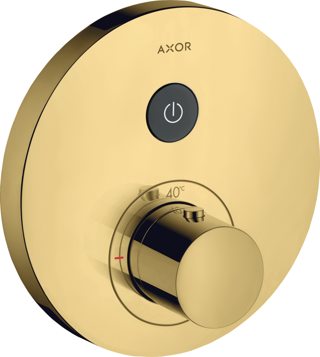 Thermostatique ShowerSelect rond encastré pour 1 fonction