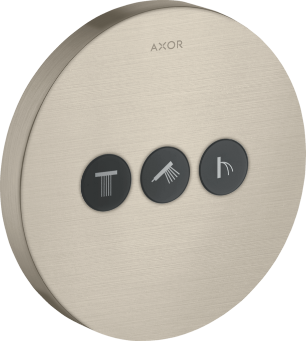 AXOR ShowerSelect Set de finition ShowerSelect pour robinet d'arrêt 3 sorties Rond — 36727820