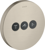 Set de finition ShowerSelect pour robinet d'arrêt 3 sorties Rond