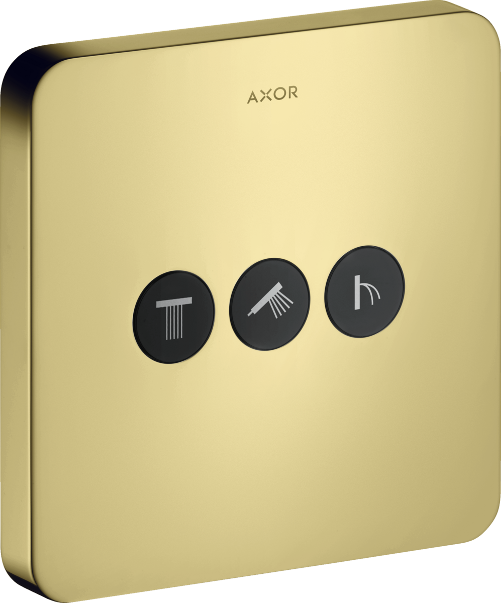 Valve for concealed installation softsquare for 3 functions