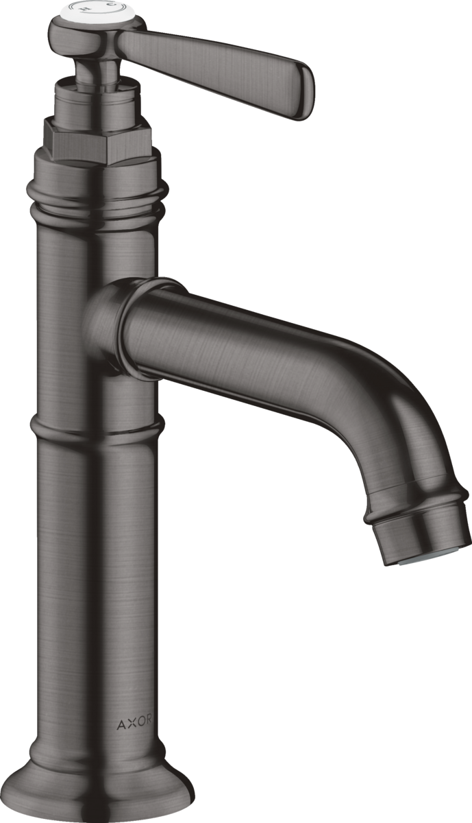 Single lever basin mixer 100 with lever handle and waste set