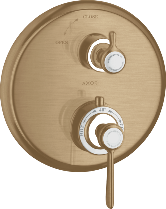 AXOR Montreux Thermostatique encastré avec robinet d’arrêt, poignée manette — 16801140