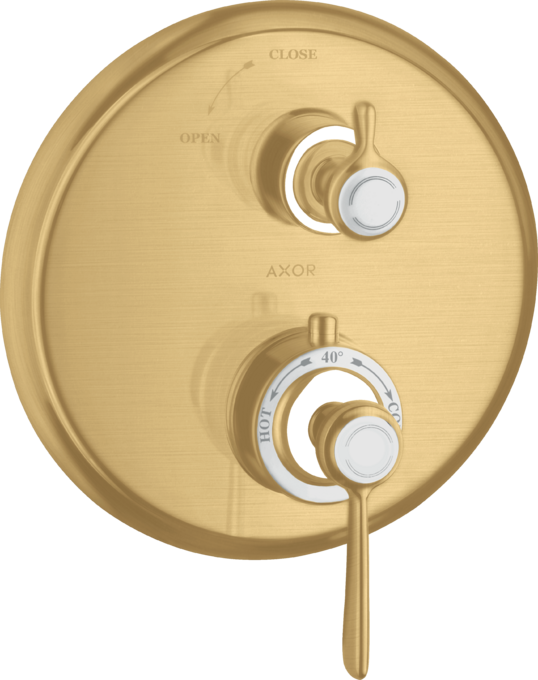 AXOR Montreux Thermostatique encastré avec robinet d’arrêt, poignée manette — 16801250