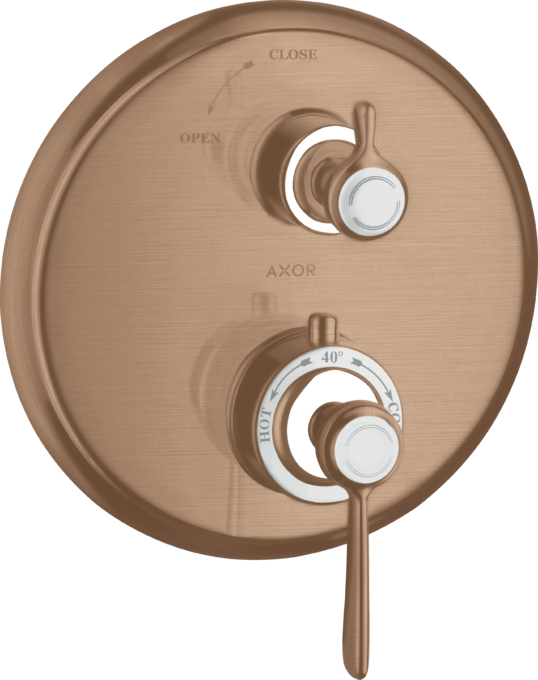 AXOR Montreux Thermostatique encastré avec robinet d’arrêt, poignée manette — 16801310