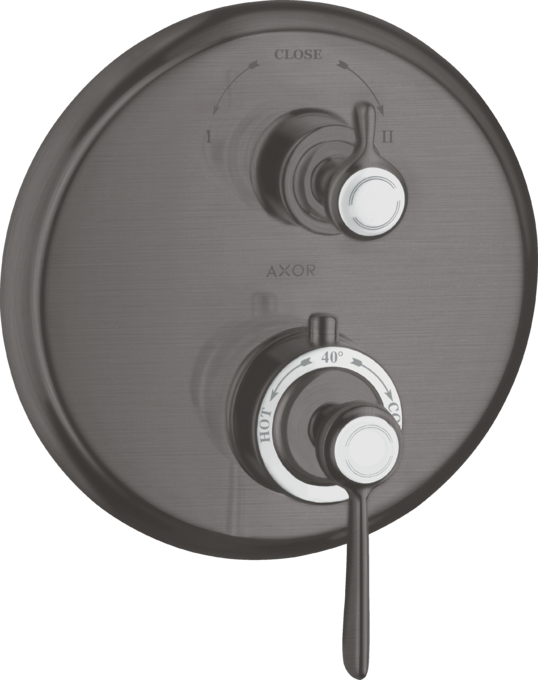 AXOR Montreux Thermostatique encastré avec robinet d'arrêt/inverseur, poignée manette — 16821340