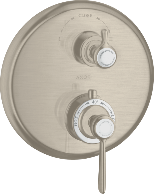 AXOR Montreux Thermostatique encastré avec robinet d'arrêt/inverseur, poignée manette — 16821820