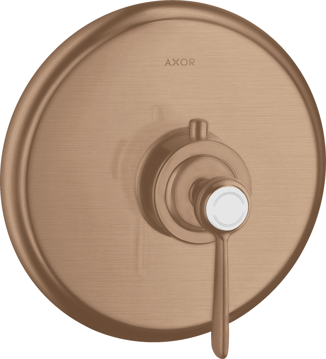 Thermostat for concealed installation with lever handle
