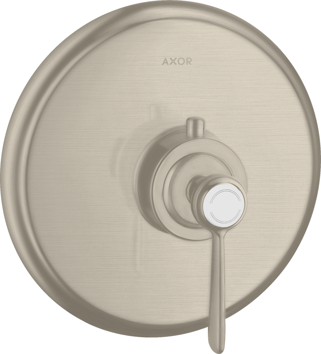 Thermostat for concealed installation with lever handle