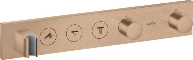 AXOR ShowerSolutions Module thermostatique encastré Select 530 / 90 pour 3 fonctions — 18356310