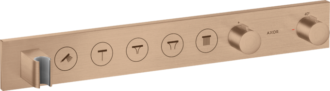 AXOR ShowerSolutions Module thermostatique Select encastré 670 / 900 avec 5 fonctions — 18358310