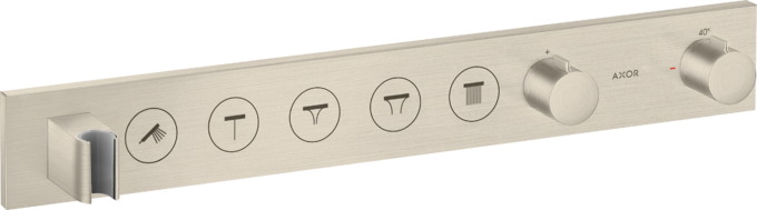 AXOR ShowerSolutions Module thermostatique Select encastré 670 / 900 avec 5 fonctions — 18358820
