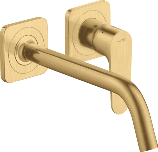 Mezclador monomando de lavabo empotrado con caño 227 mm