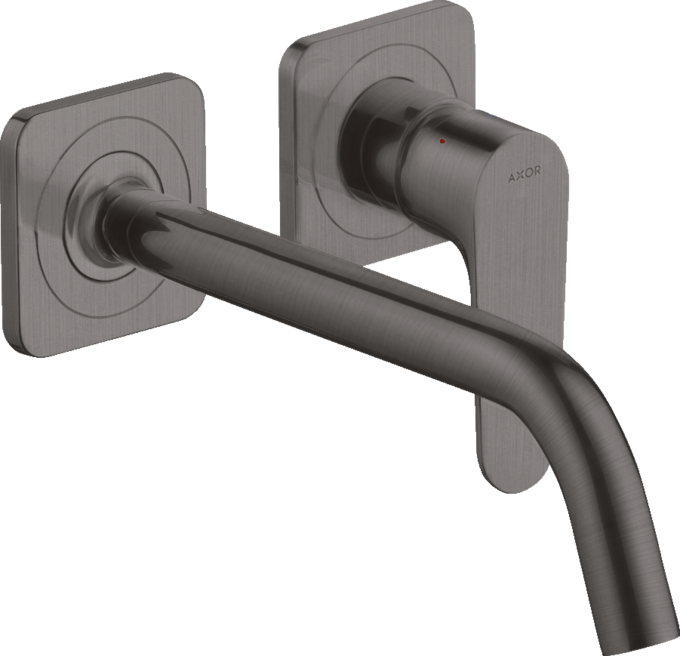 AXOR Citterio M Mitigeur de lavabo encastré mural avec rosaces, bec 227 mm, bonde à écoulement libre — 34116340