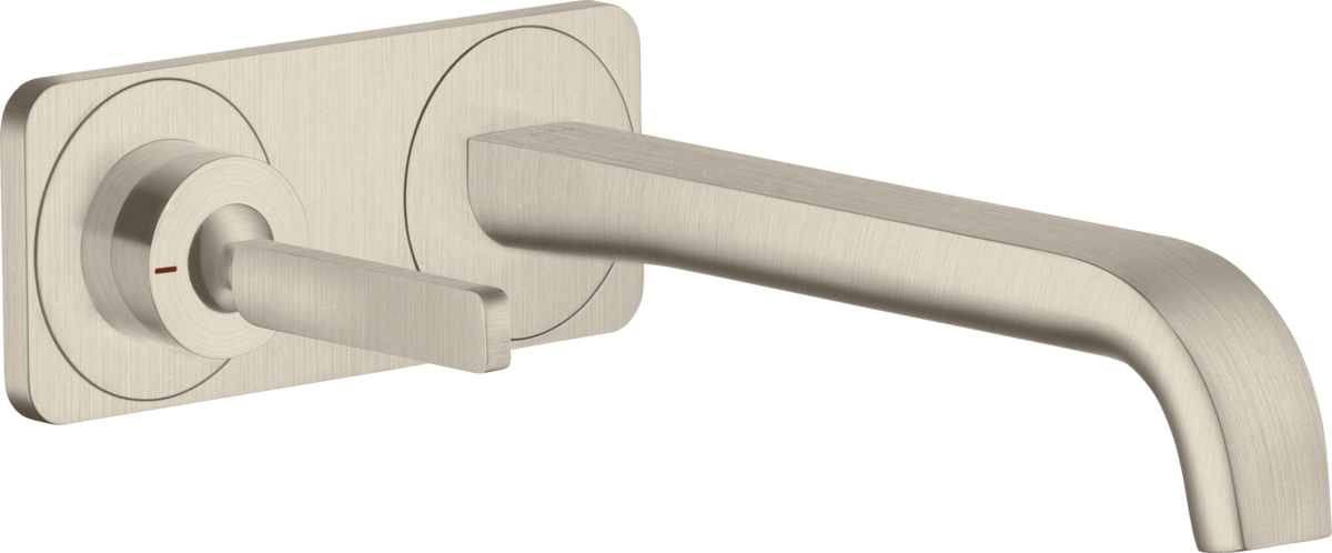 Single lever basin mixer for concealed installation wall-mounted with pin handle