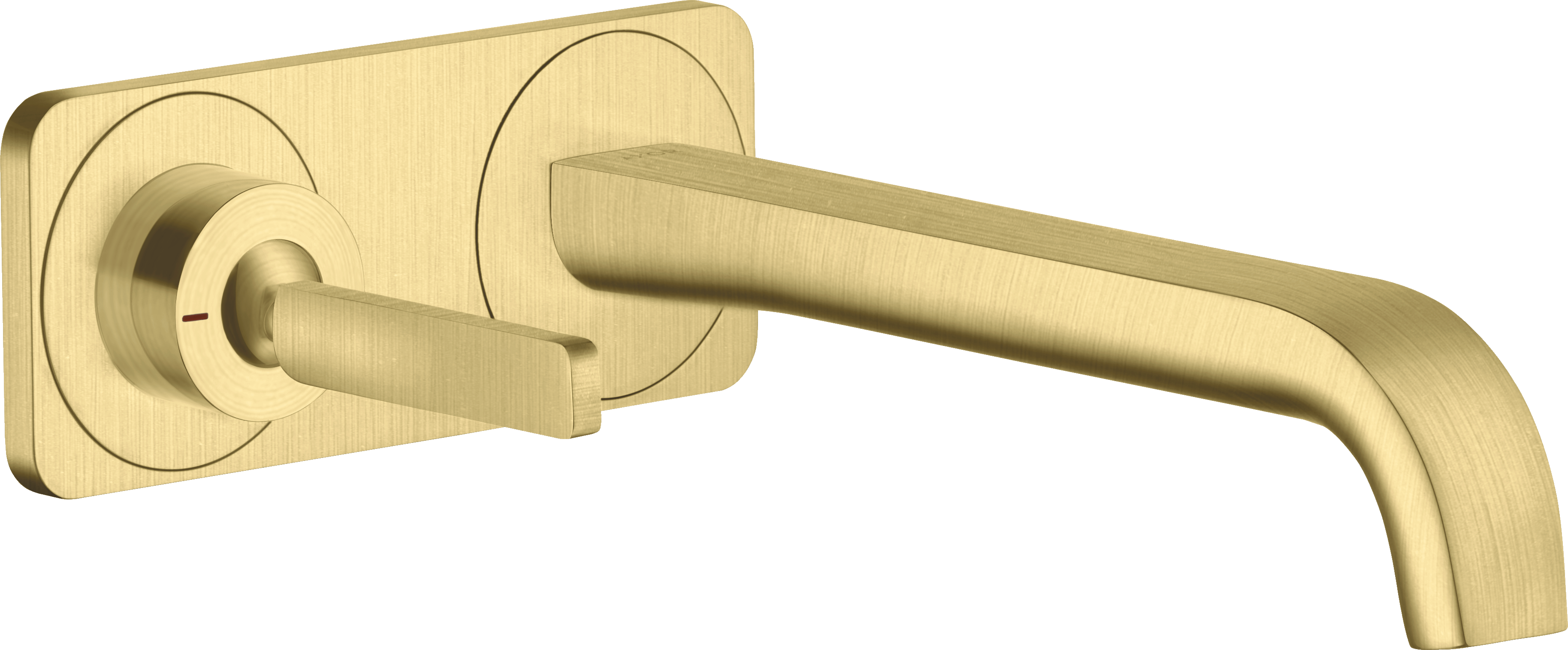 Single lever basin mixer for concealed installation wall-mounted with pin handle