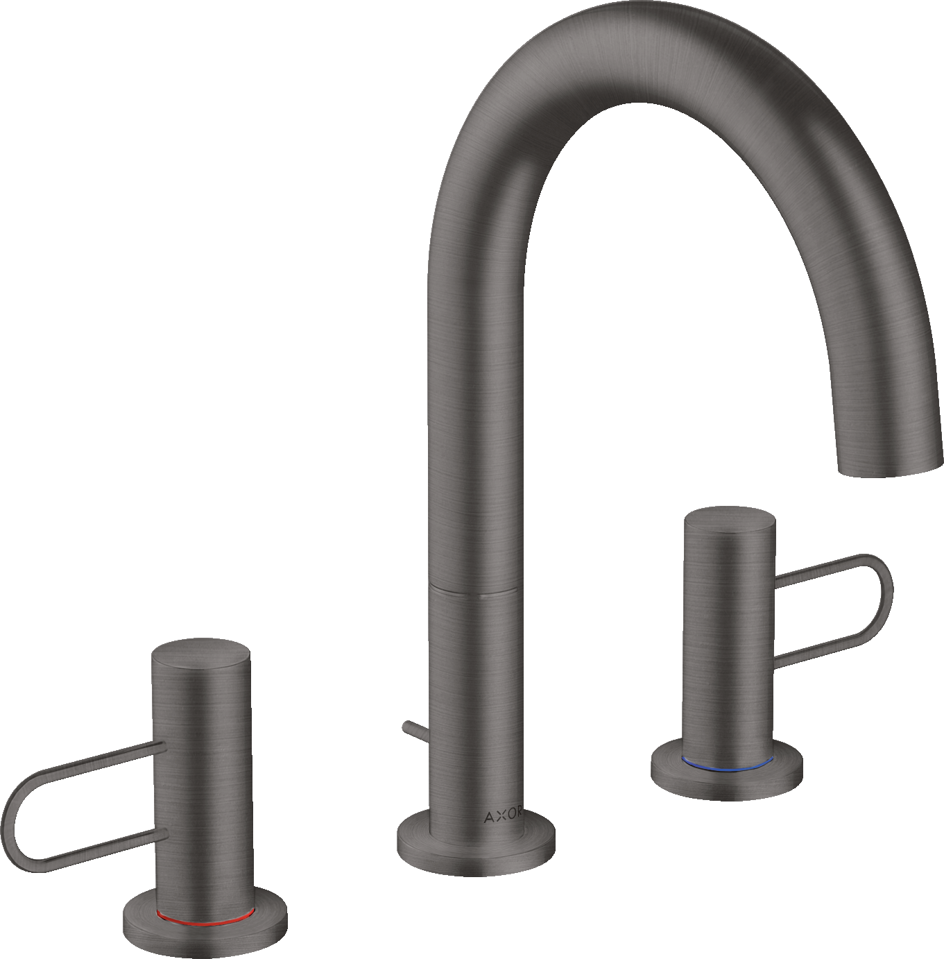 3-hole basin mixer 160 with loop handles and pop-up waste