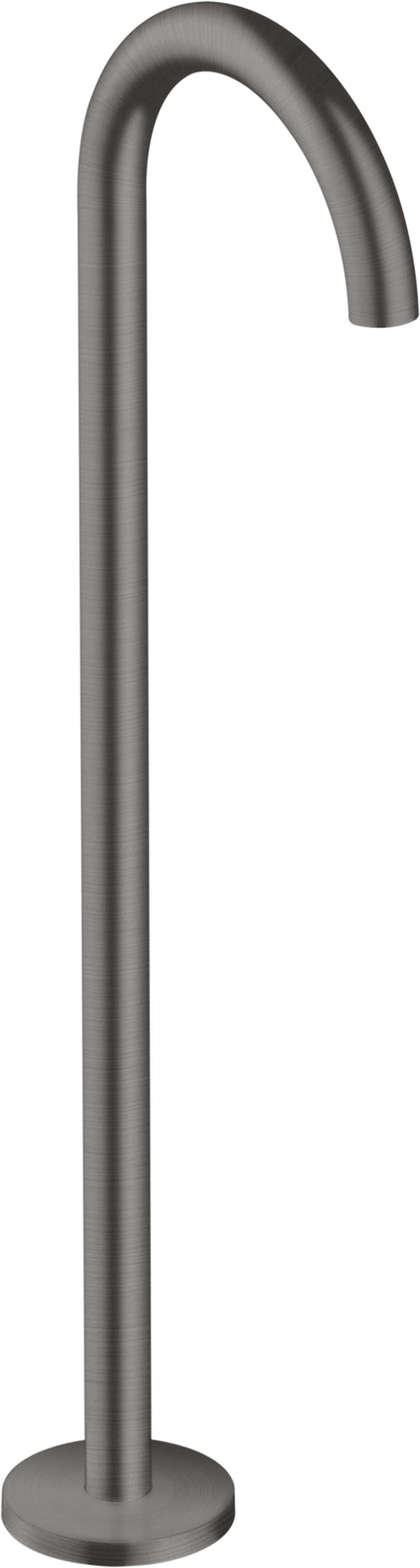 Bath spout curved floor-standing