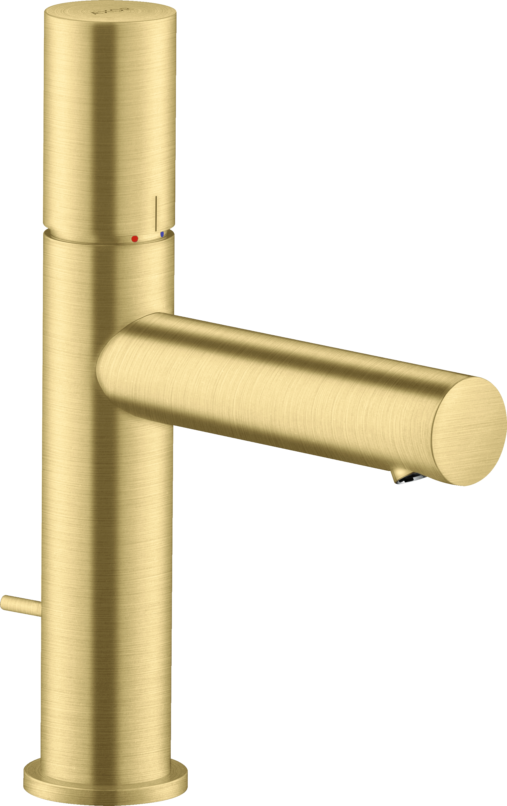 Mitigeur de lavabo 110 poignée zéro avec tirette et vidage