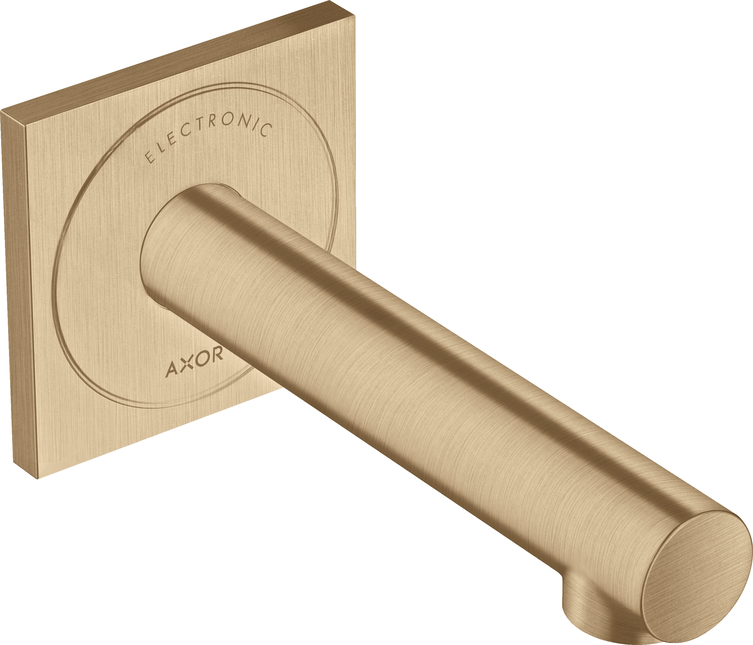 Miscelatore elettronico lavabo ad incasso a parete con bocca d'erogazione 161 mm