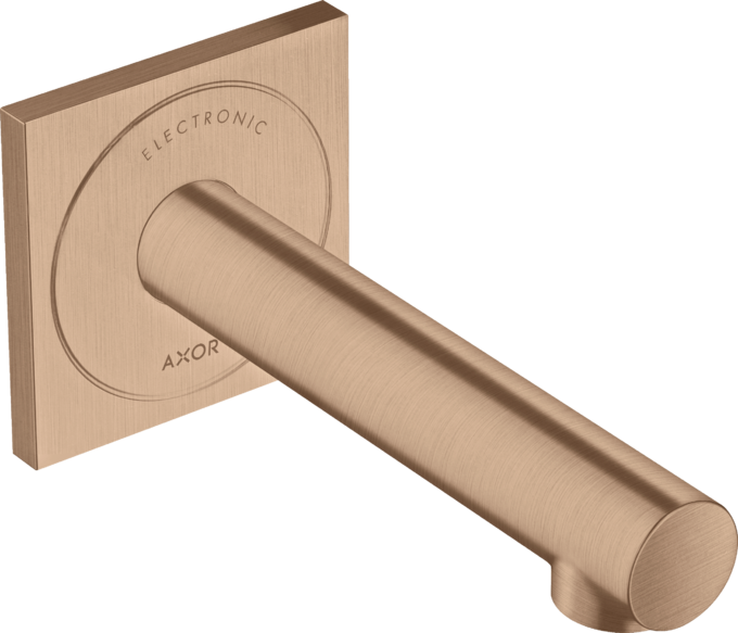 AXOR Uno Mitigeur de lavabo électronique encatré, montage mural , bec 161 mm — 45110310