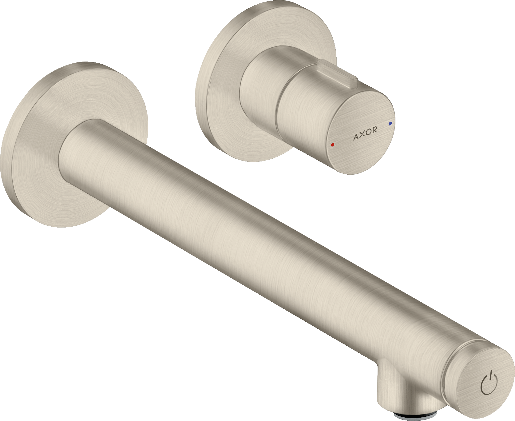 Miscelatore monocomando lavabo Select ad incasso a parete con bocca d'erogazione 221 mm