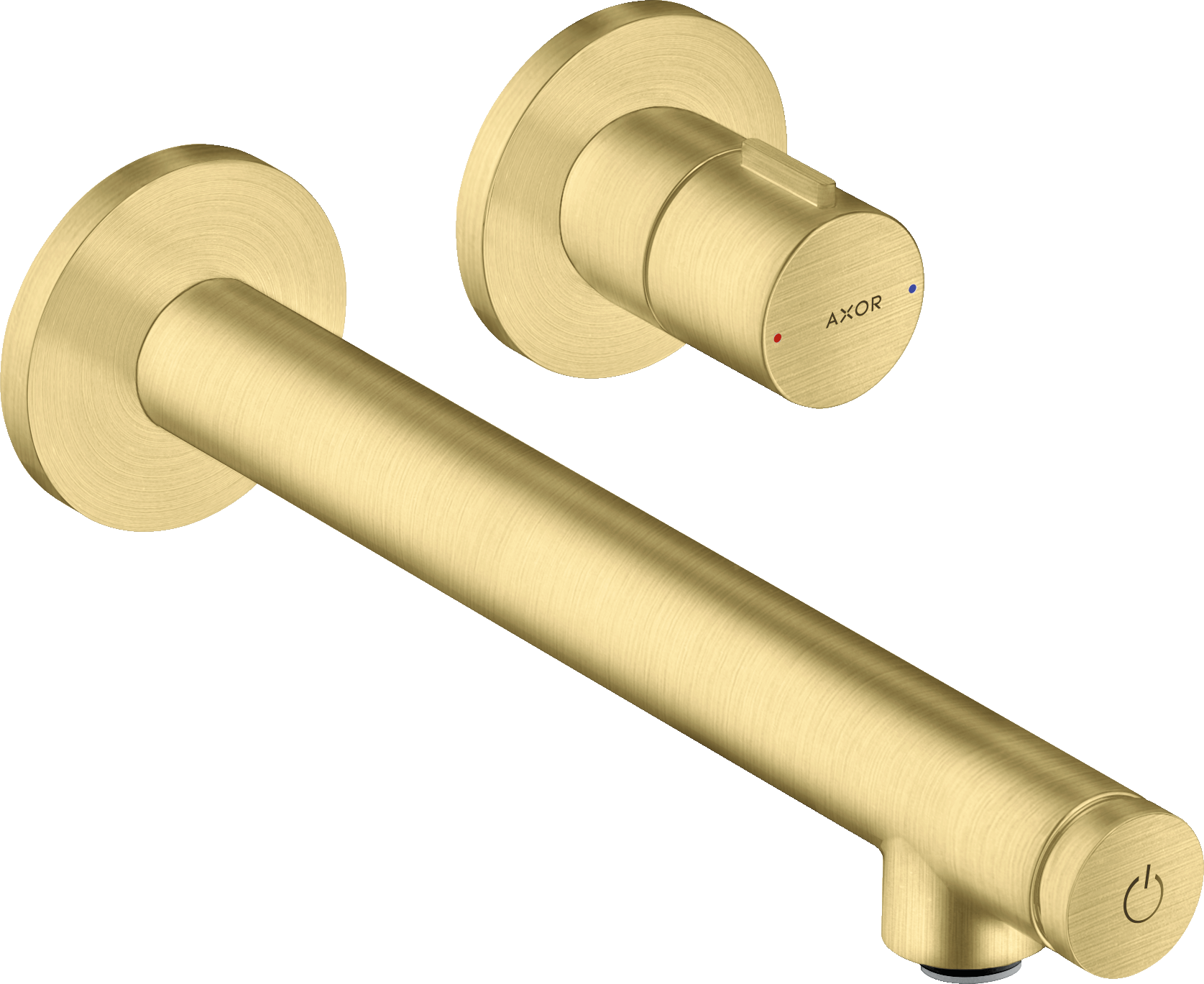 Basin mixer for concealed installation wall-mounted Select with spout 221 mm