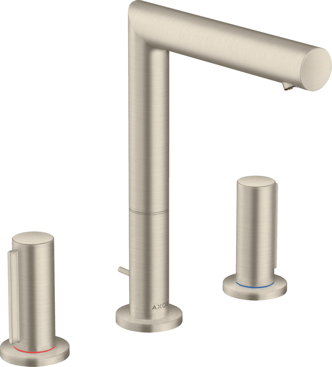 3-Loch Waschtischarmatur 200 mit Zerogriffen und Zugstangen-Ablaufgarnitur