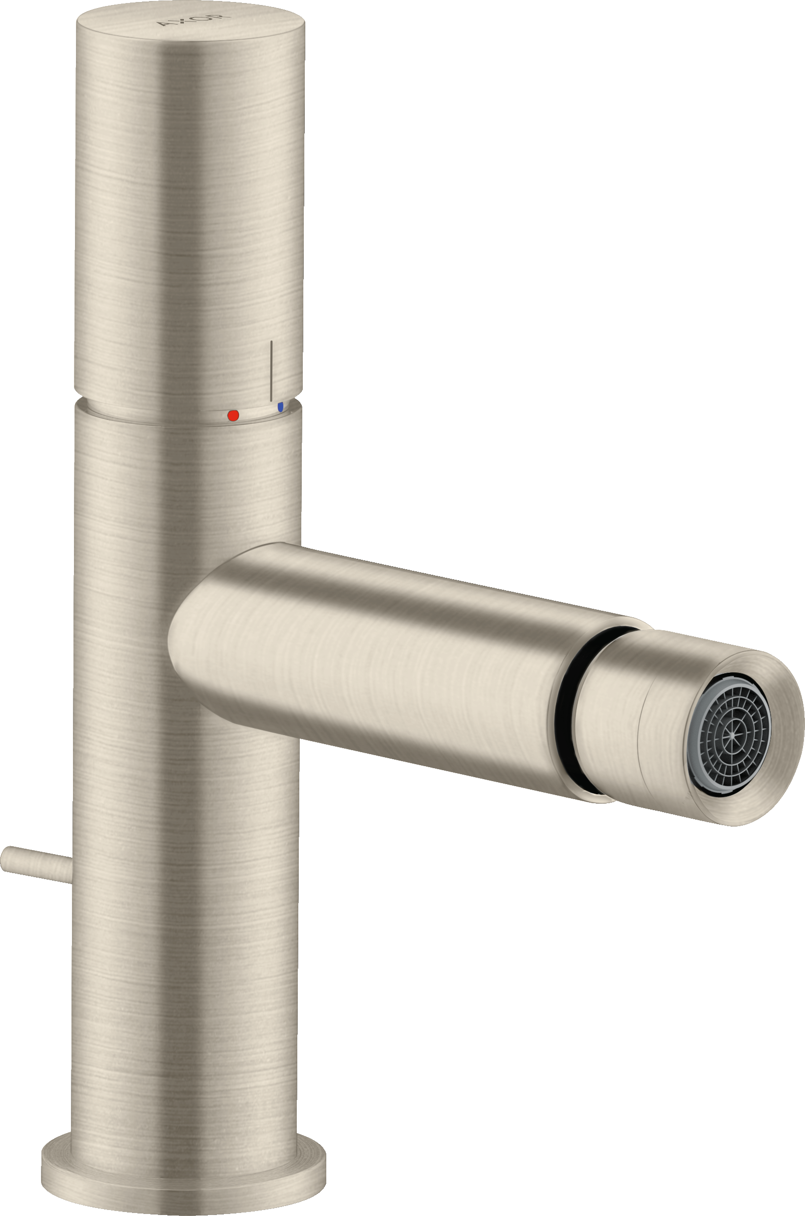 Mezclador monomando de bidé con manecilla zero y vaciador automático