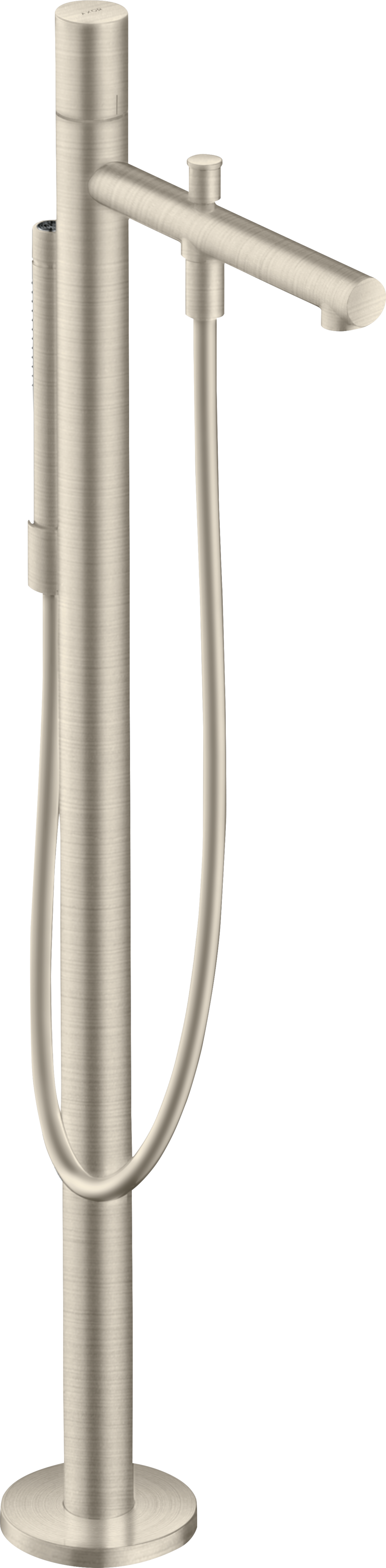 Single lever bath mixer floor-standing with zero handle