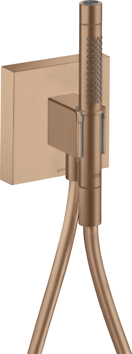 Porter unit 120/120 with baton hand shower 2jet and shower hose