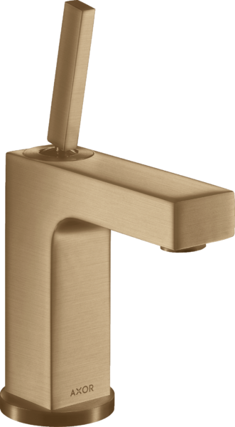 Single lever basin mixer 110 with pin handle and pop-up waste set